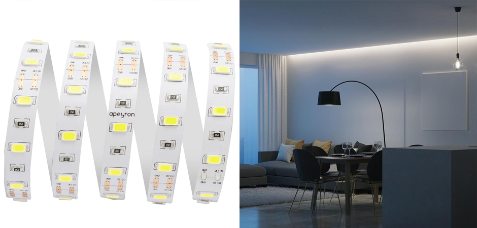 Светодиодная лента 9,6W/m 60LED/m 5630SMD холодный белый 3M Светодиодная лента 9,6W/m 60LED/m 5630SMD холодный белый 3M - Loft-Concept в Саратове