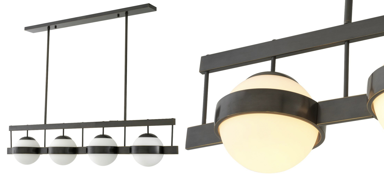 Люстра Eichholtz Chandelier Biba Bronze - фото