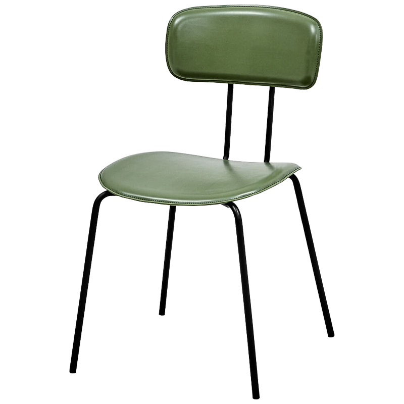 Стул Tyler Loft Stool green Зеленый Черный в Саратове | Loft Concept 