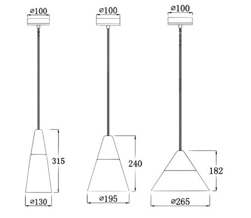 Подвесной светильник Opaque Light Middle в Саратове