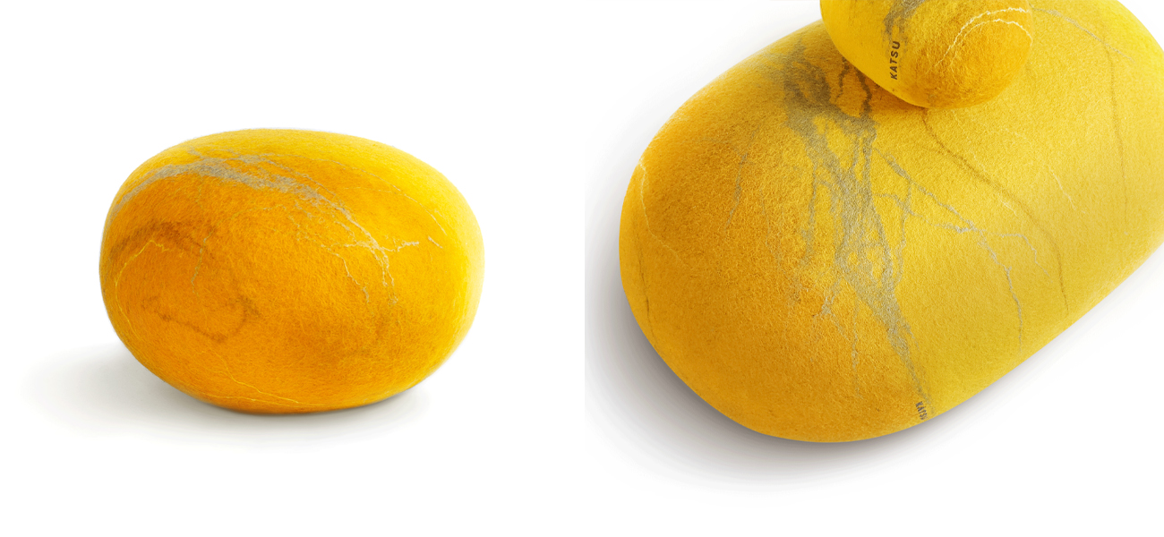 Пуф Янтарная Галька - фото