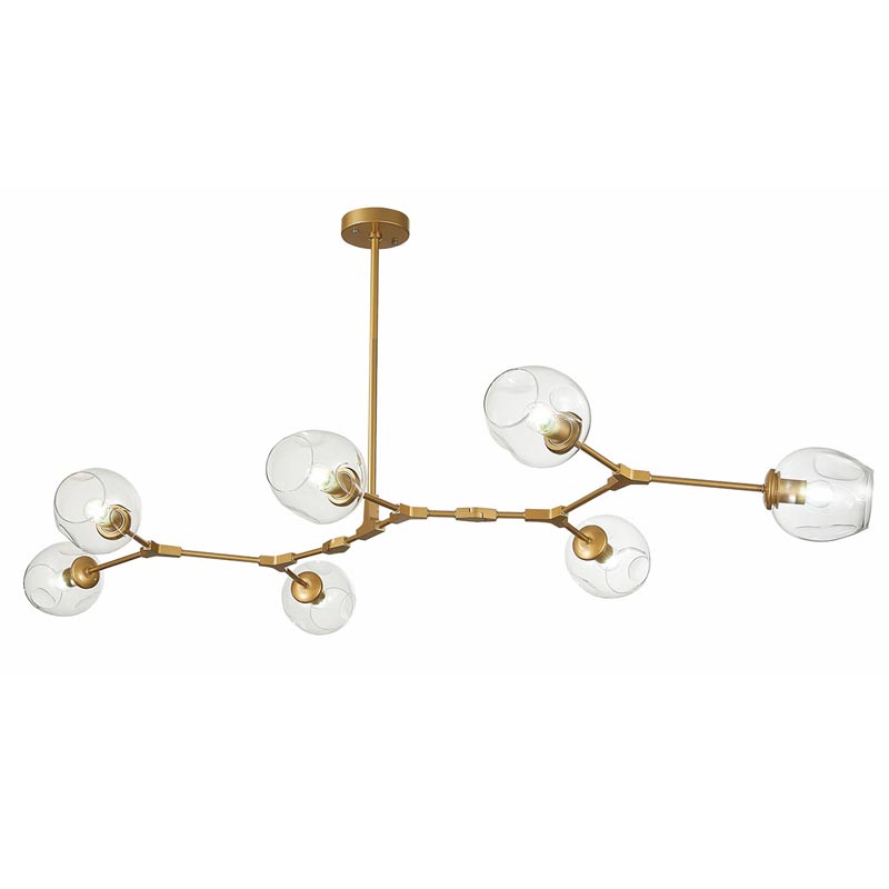 Люстра Branching Bubble Chandelier 7 gold Золотой в Саратове | Loft Concept 