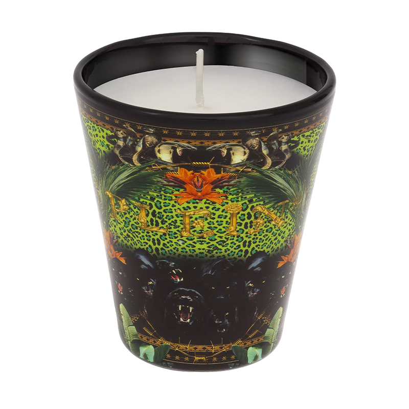 Свеча Philipp Plein Candle Jungle S Черный Мульти в Саратове | Loft Concept 