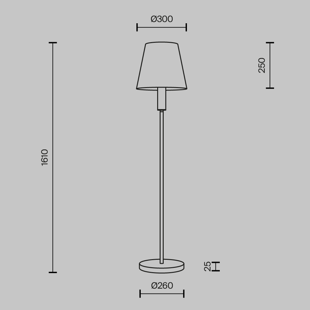 Напольный светильник Lira E27 в Саратове