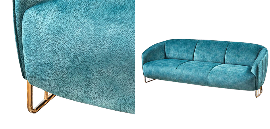 Диван Turquoise Ripples Sofa Диван Turquoise Ripples Sofa - Loft-Concept в Саратове
