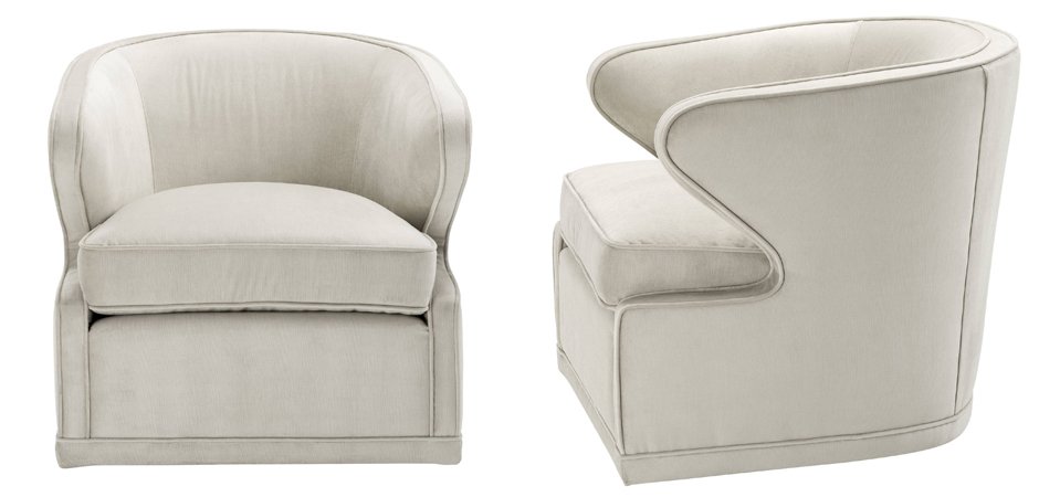 Кресло Eichholtz Chair Dorset Pebble Grey Кресло Eichholtz Chair Dorset Pebble Grey - Loft-Concept в Саратове