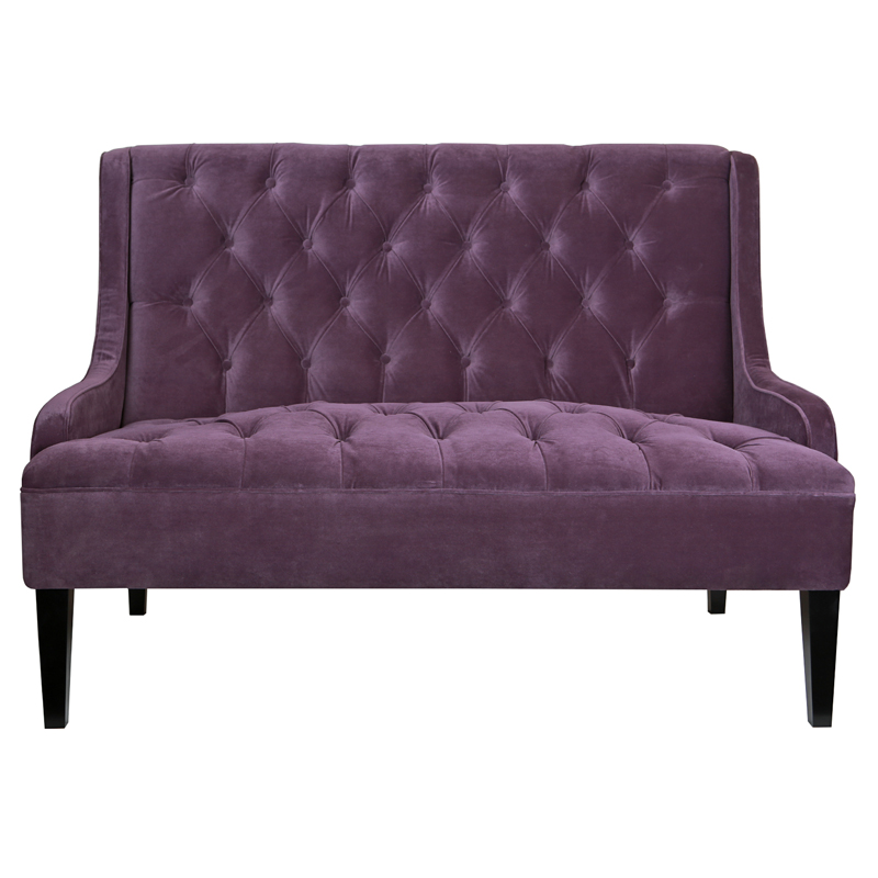 Диван Folket Sofa velour violet Фиолетовый в Саратове | Loft Concept 