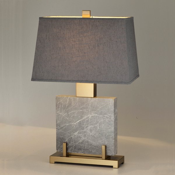 Настольная лампа Table lamp marble Grey Серый в Саратове | Loft Concept 