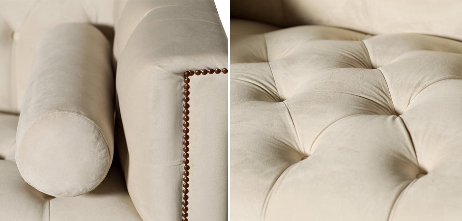 Диван Modern Velvet Tuxedo Sofa Диван Modern Velvet Tuxedo Sofa - Loft-Concept в Саратове
