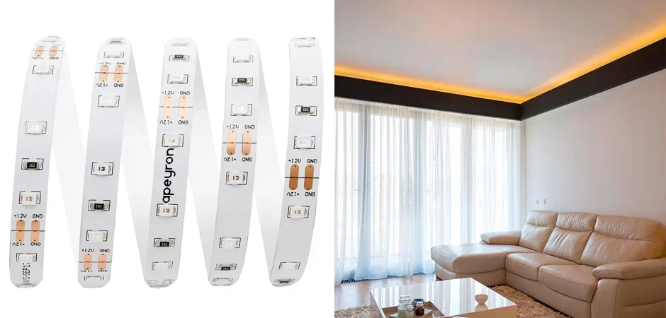 Светодиодная лента 4,8W/m 60LED/m 2835SMD желтый 5M Светодиодная лента 4,8W/m 60LED/m 2835SMD желтый 5M - Loft-Concept в Саратове