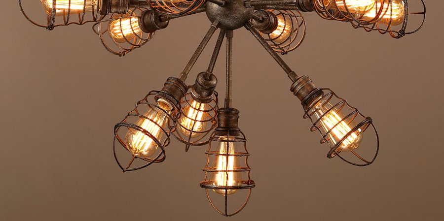 Люстра Loft Industrial Sputnik 13 Retro Люстра Loft Industrial Sputnik 13 Retro - Loft-Concept в Саратове