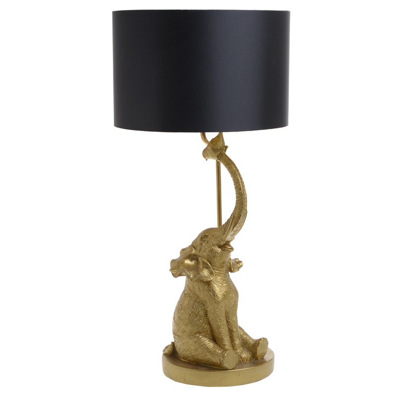 Настольная лампа Cheerful Elephant Table lamp Золотой Черный в Саратове | Loft Concept 