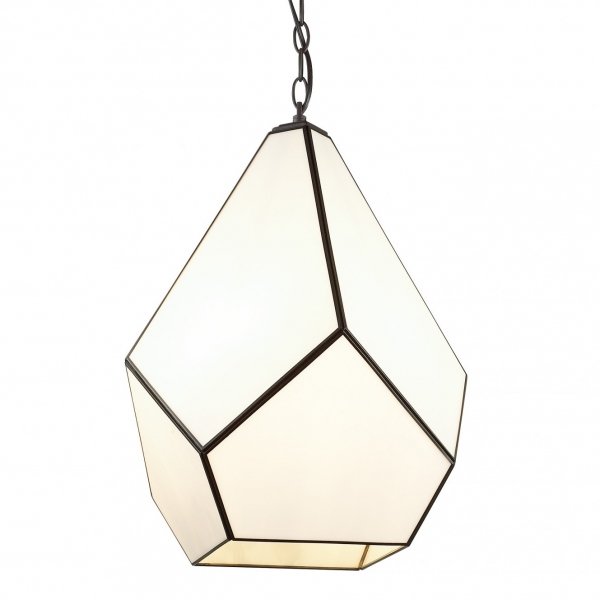 Люстра Geometry Glass Light Pendant Milk 4 Молочный в Саратове | Loft Concept 