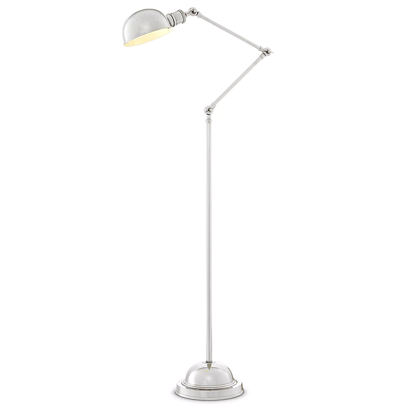 Торшер Eichholtz Floor Lamp Soho Nickel Никель в Саратове | Loft Concept 