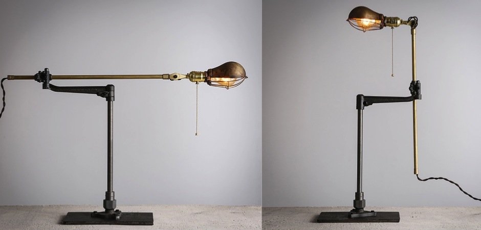 Настольный светильник Steampunk Extension Pole Table Настольный светильник Steampunk Extension Pole Table - Loft-Concept в Саратове