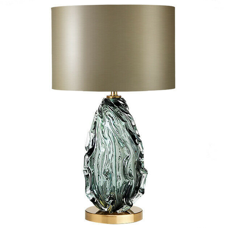 Настольная лампа Boivin Glass Table Lamp Оливковый Бирюзовый Настольная лампа Boivin Glass Table Lamp Оливковый Бирюзовый в Саратове | Loft Concept