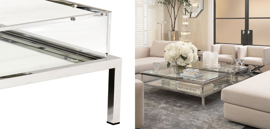 Журнальный стол Eichholtz Coffee Table Harvey Rectangular Журнальный стол Eichholtz Coffee Table Harvey Rectangular - Loft-Concept в Саратове