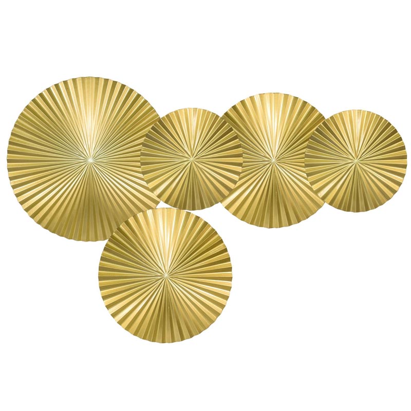 Арт-объект Apollo Gold Wall Plaque Disc 5 Золотой в Саратове | Loft Concept 