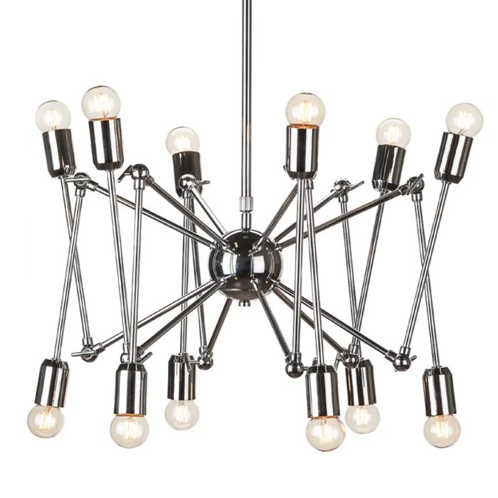 Подвесной светильник LOFT SPUTNIK CHANDELIER SPIDER Silver Серебряный Подвесной светильник LOFT SPUTNIK CHANDELIER SPIDER Silver Серебряный в Саратове | Loft Concept