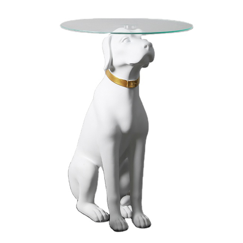 Приставной стол White Dog Table Белый в Саратове | Loft Concept 