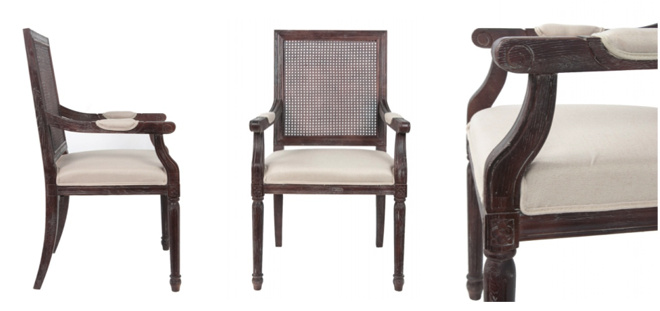 Стул French chairs Provence Garden Brown ArmChair Стул French chairs Provence Garden Brown ArmChair - Loft-Concept в Саратове