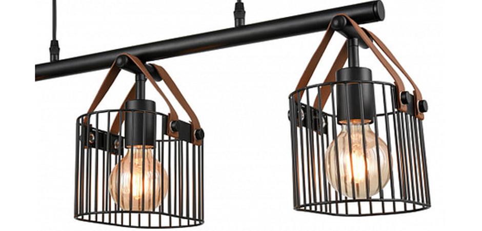 Люстра Cage Wire Color Linear black Люстра Cage Wire Color Linear black - Loft-Concept в Саратове