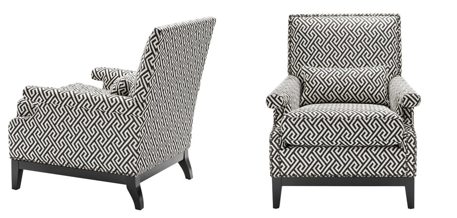 Кресло Eichholtz Chair Goldoni Black Кресло Eichholtz Chair Goldoni Black - Loft-Concept в Саратове