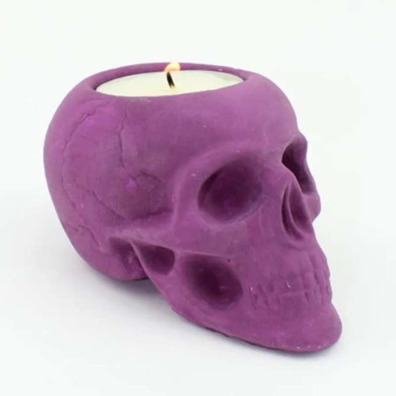 Подсвечник Purple Skull Пурпурный в Саратове | Loft Concept 