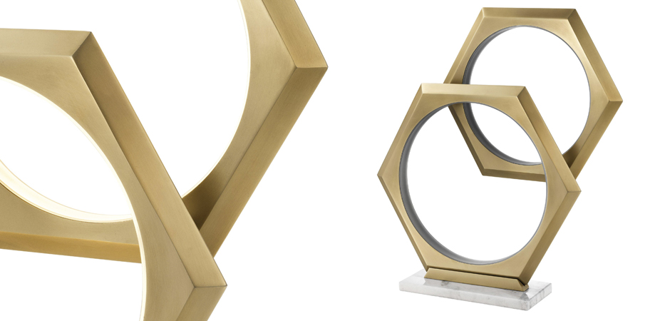 Настольная лампа Eichholtz Table Lamp Hexum Настольная лампа Eichholtz Table Lamp Hexum - Loft-Concept в Саратове