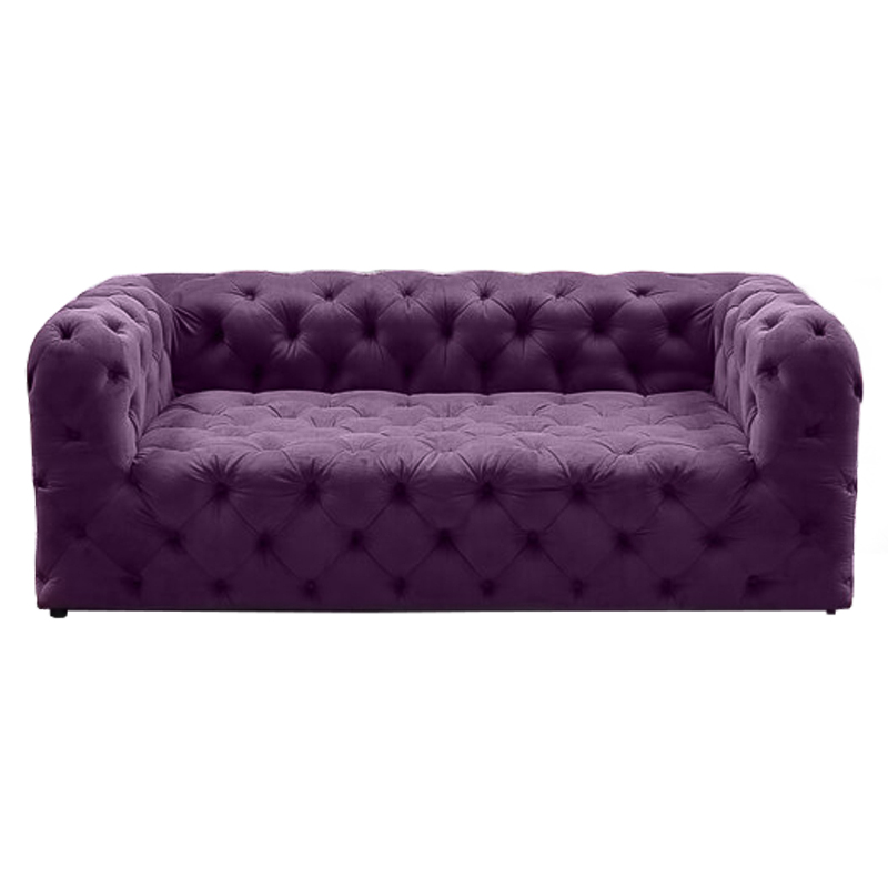 Диван Soho tufted purple velor Фиолетовый в Саратове | Loft Concept 