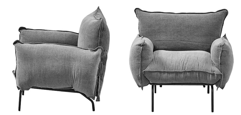 Кресло Elsa Armchair Gray Кресло Elsa Armchair Gray - Loft-Concept в Саратове