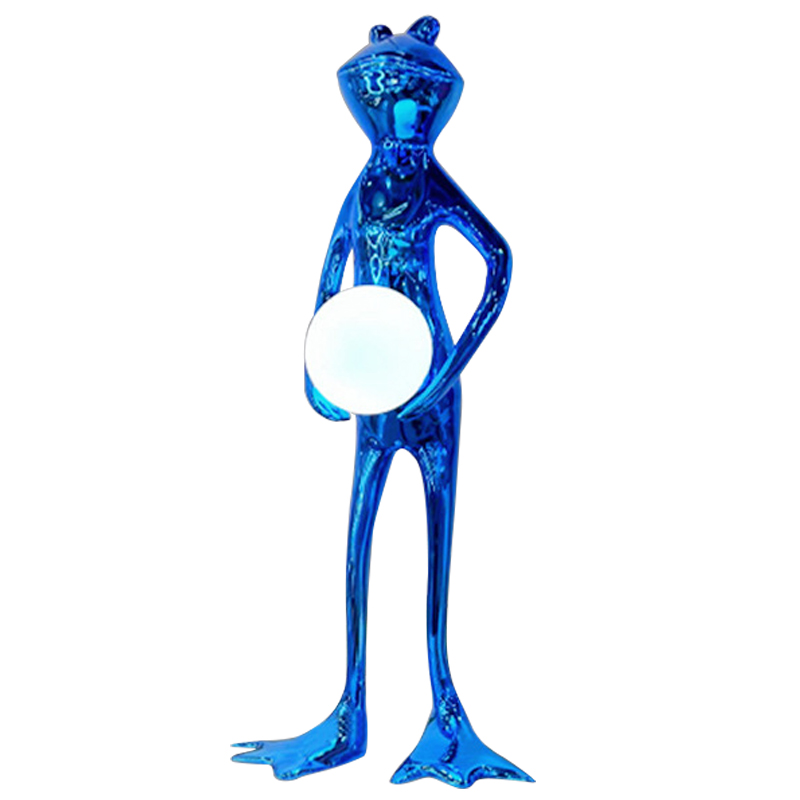 Торшер Resort Frog with a ball Lamp Синий Торшер Resort Frog with a ball Lamp Синий в Саратове | Loft Concept