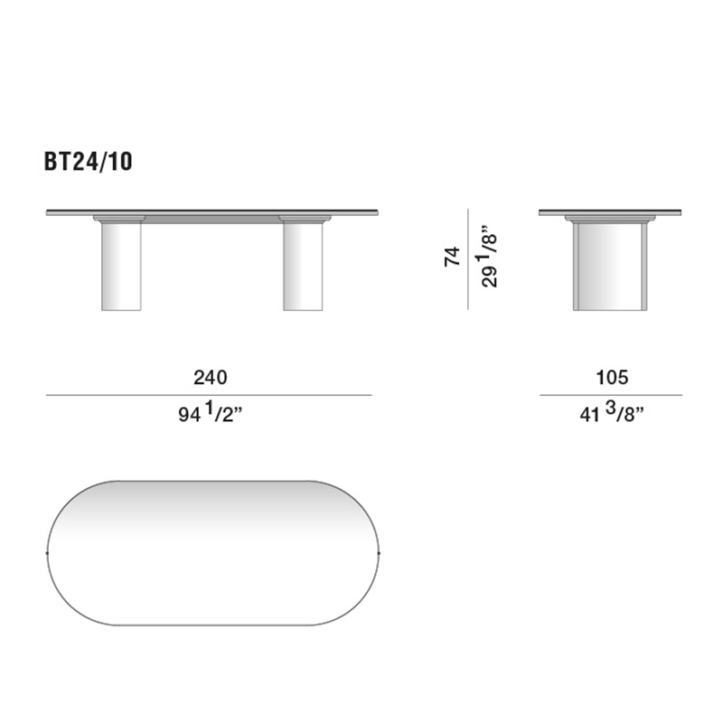 Дизайнерский рабочий стол из металла BLEVIO Table в Саратове