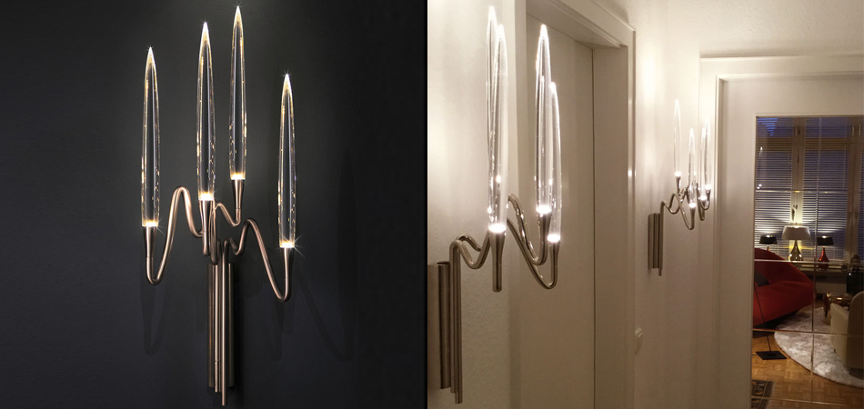 Бра Golden candle 3 Wall Sconce 4 лампы Бра Golden candle 3 Wall Sconce 4 лампы - Loft-Concept в Саратове