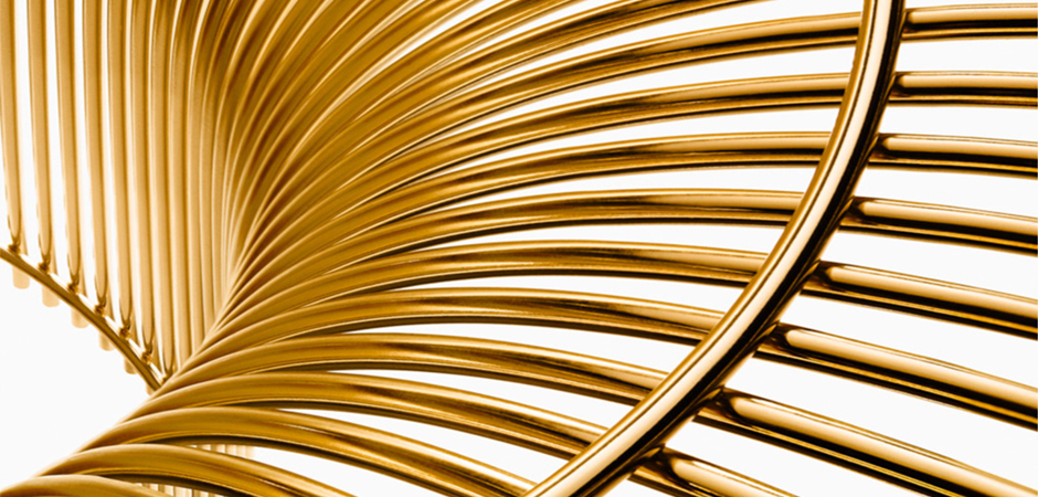 Стол Platner Coffee Gold Стол Platner Coffee Gold - Loft-Concept в Саратове