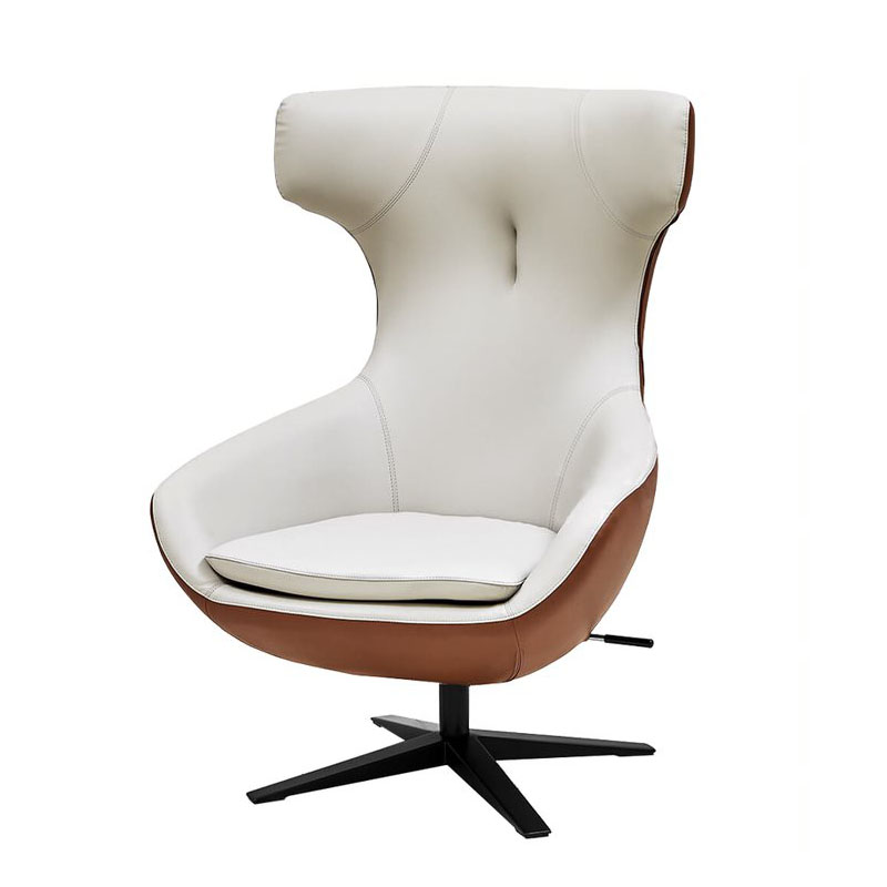 Кресло Alessio Chair Коричневый Белый Кресло Alessio Chair Коричневый Белый в Саратове | Loft Concept