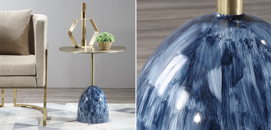 Приставной стол Blue Stains Table Приставной стол Blue Stains Table - Loft-Concept в Саратове