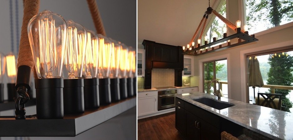 Люстра Square Large Loft Rope Light Люстра Square Large Loft Rope Light - Loft-Concept в Саратове