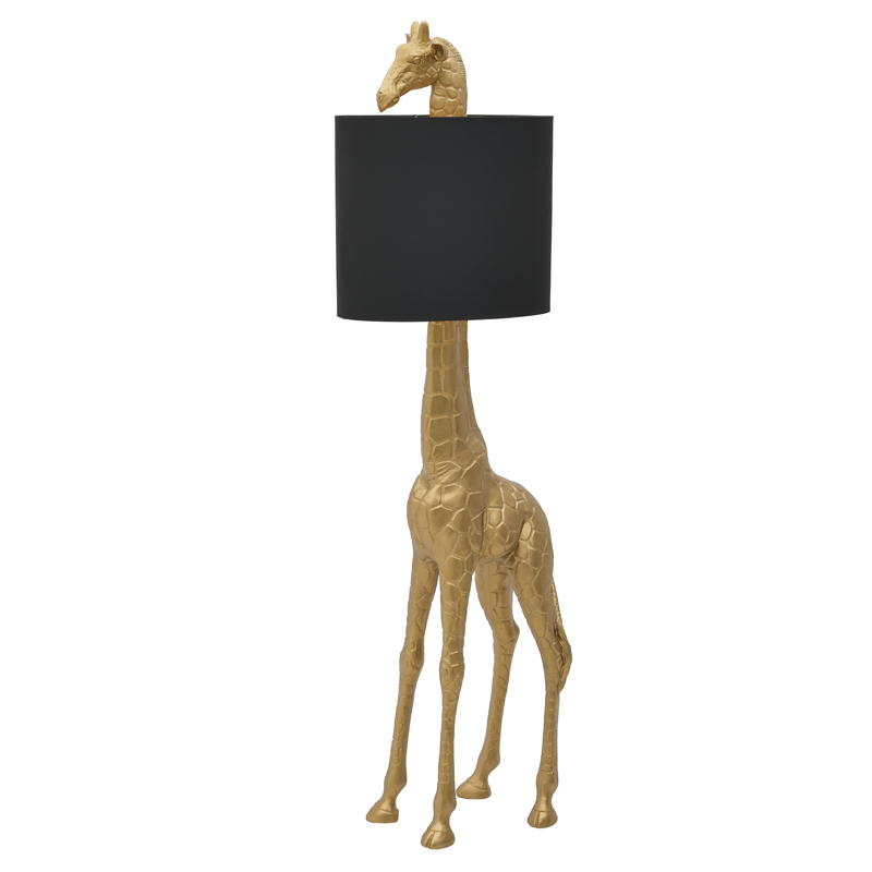 Торшер Golden Giraffe Floor lamp Черный Золотой в Саратове | Loft Concept 