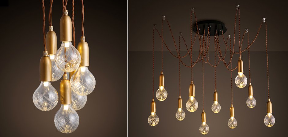 Подвесной светильник lee broom Ceare Crystal Bulb Chandelier Подвесной светильник lee broom Ceare Crystal Bulb Chandelier - Loft-Concept в Саратове