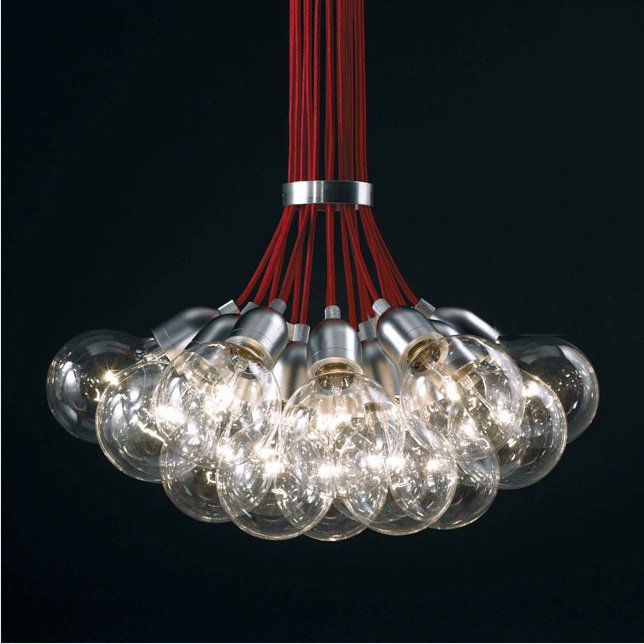 Люстра Idle Max pendant lamp Красный в Саратове | Loft Concept 