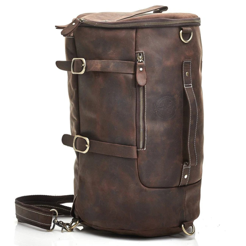 Сумка-рюкзак из коричневой винтажной кожи HERITAGE BROWN LEATHER RUCKSACK Коричневый винтаж Сумка-рюкзак из коричневой винтажной кожи HERITAGE BROWN LEATHER RUCKSACK Коричневый винтаж в Саратове | Loft Concept