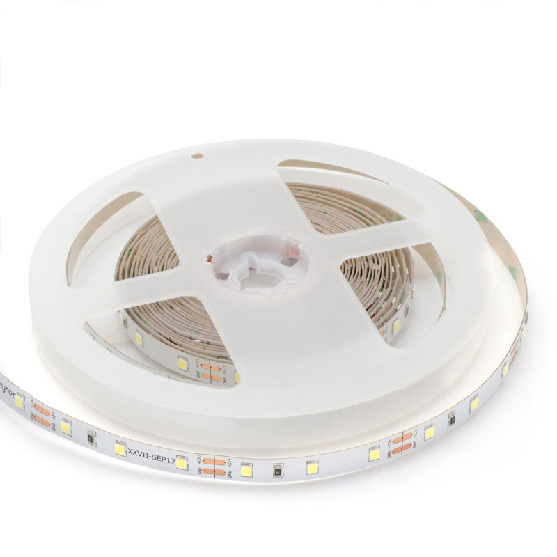 Комплект светодиодной ленты 4,8W/m 60LED/m 3528SMD холодный белый 5M Белый в Саратове | Loft Concept 