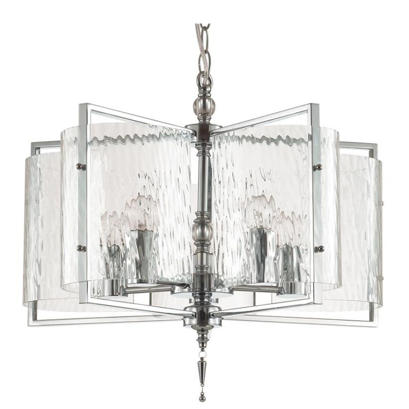 Люстра Karissa Chrome Chandelier 48 Хром Прозрачный (Transparent) в Саратове | Loft Concept 