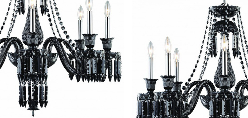 Люстра BACCARAT Zenith Midnight Chandelier 8 Люстра BACCARAT Zenith Midnight Chandelier 8 - Loft-Concept в Саратове