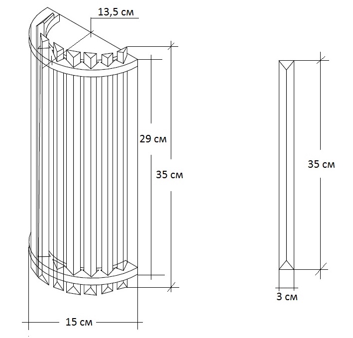 Бра Suspension Glass Cylinders Sconces 35 в Саратове