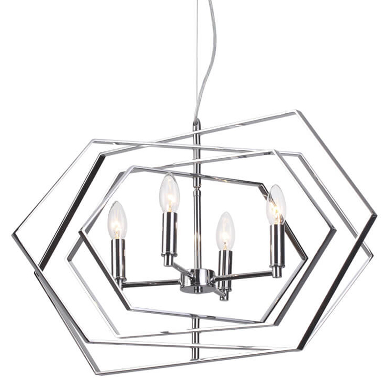 Люстра Damaris Chandelier silver Серебряный в Саратове | Loft Concept 