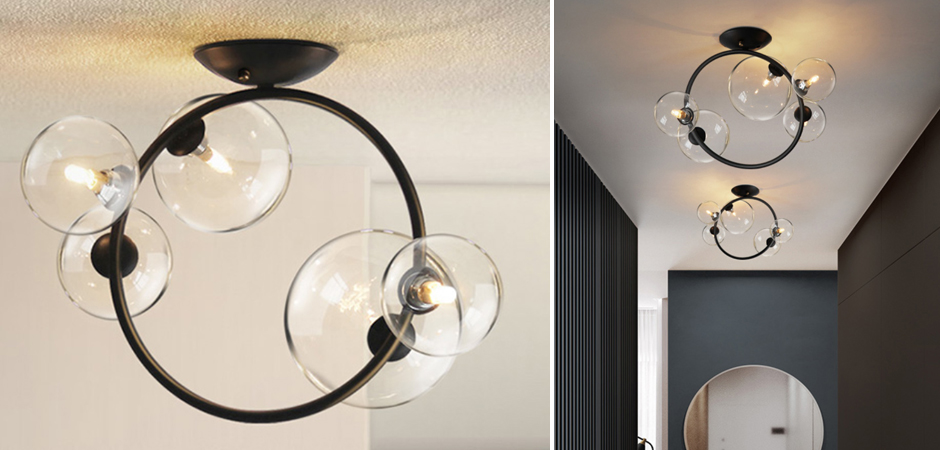 Потолочный светильник IONA Octo Ceiling 5 плафонов Потолочный светильник IONA Octo Ceiling 5 плафонов - Loft-Concept в Саратове
