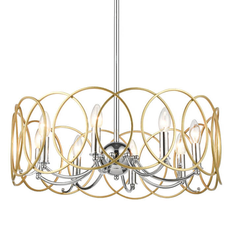 Люстра Jasira Chandelier Хром Золотой в Саратове | Loft Concept 