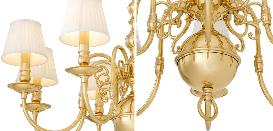 Люстра Eichholtz Chandelier Bourbon Brass - Loft-Concept в Саратове